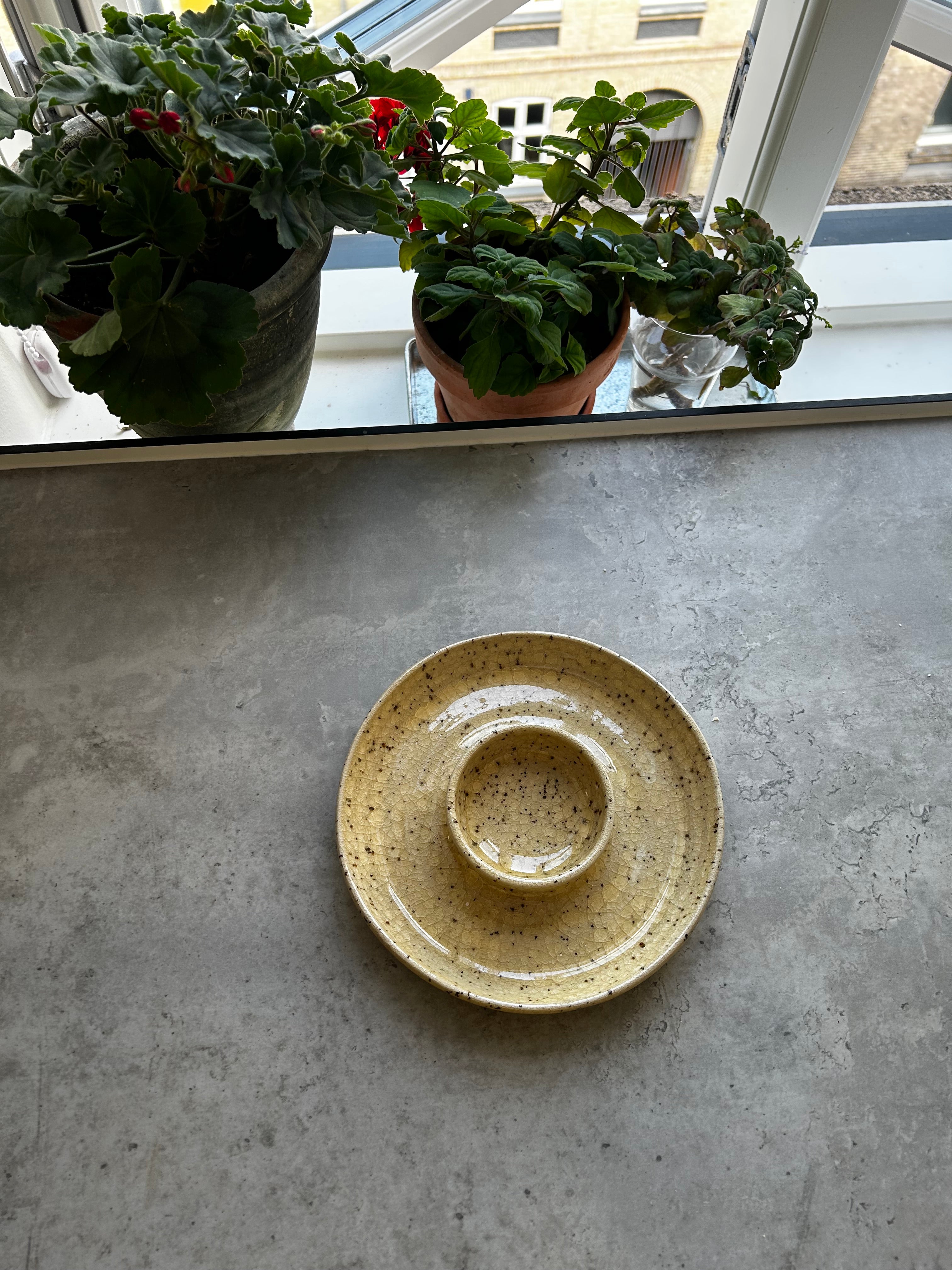 Lille chips med dip skål